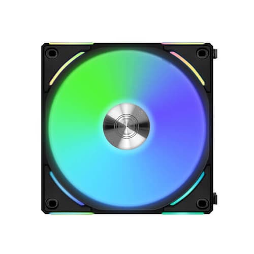 Lian Li UNI Fan AL120 V2 ARGB Black 120mm Cabinet Fan with ARGB Controller (Triple Pack)
